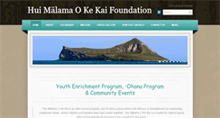 Desktop Screenshot of huimalamaokekai.org